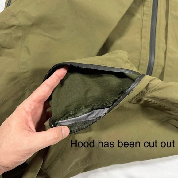 Filson Men's Size XL Green Nylon Vented Rain Liner Soft Shell Jacket NO HOOD - Picture 12 of 16